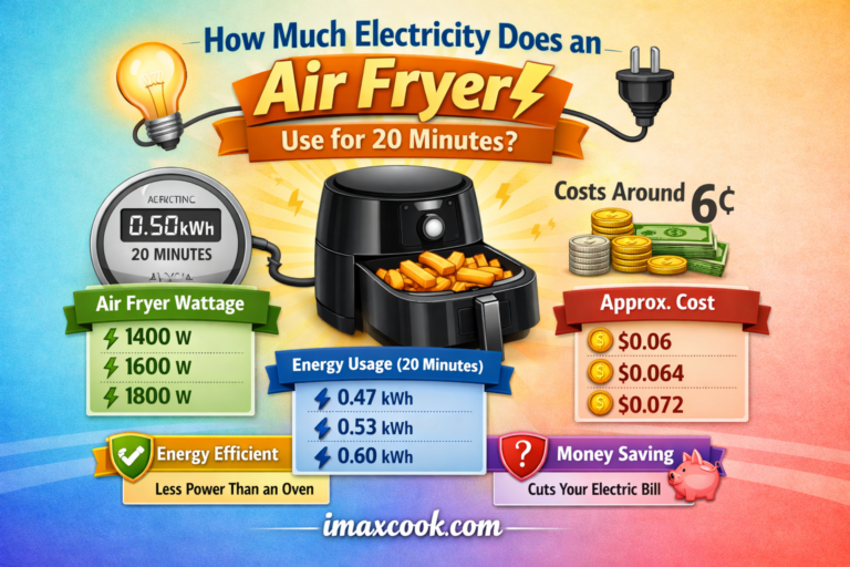 How Much Electricity Does an Air Fryer Use for 20 Minutes?