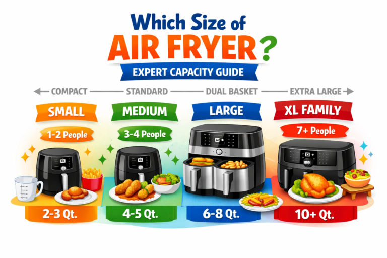 Which Size of Air Fryer Is Good? Expert Capacity Guide